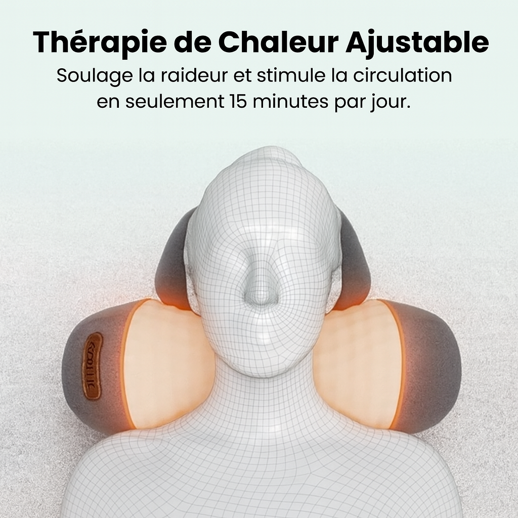 Cervfix™ - Le Masseur thermique Cervical 3-en-1