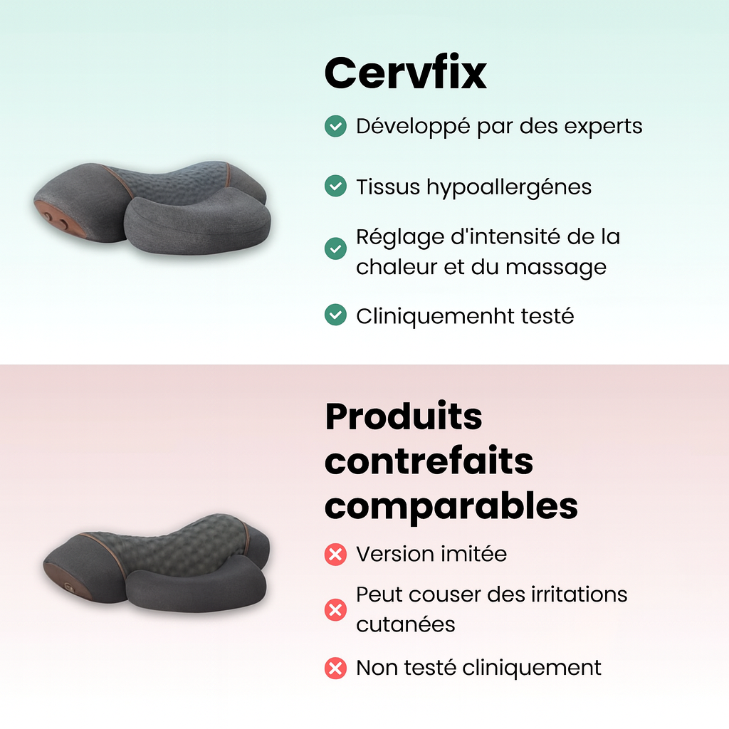 Cervfix™ - Le Masseur thermique Cervical 3-en-1