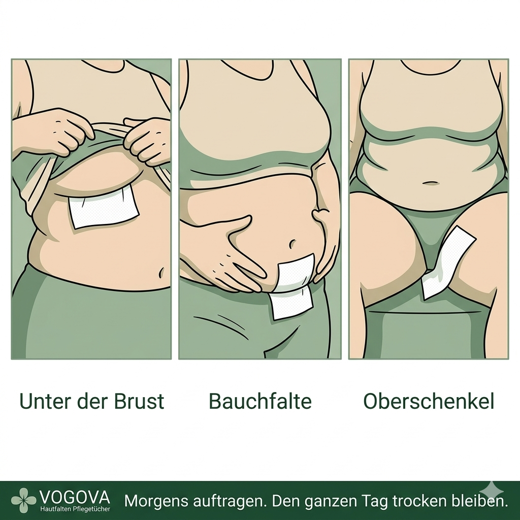 VOGOVA Hautfalten Pflegetücher