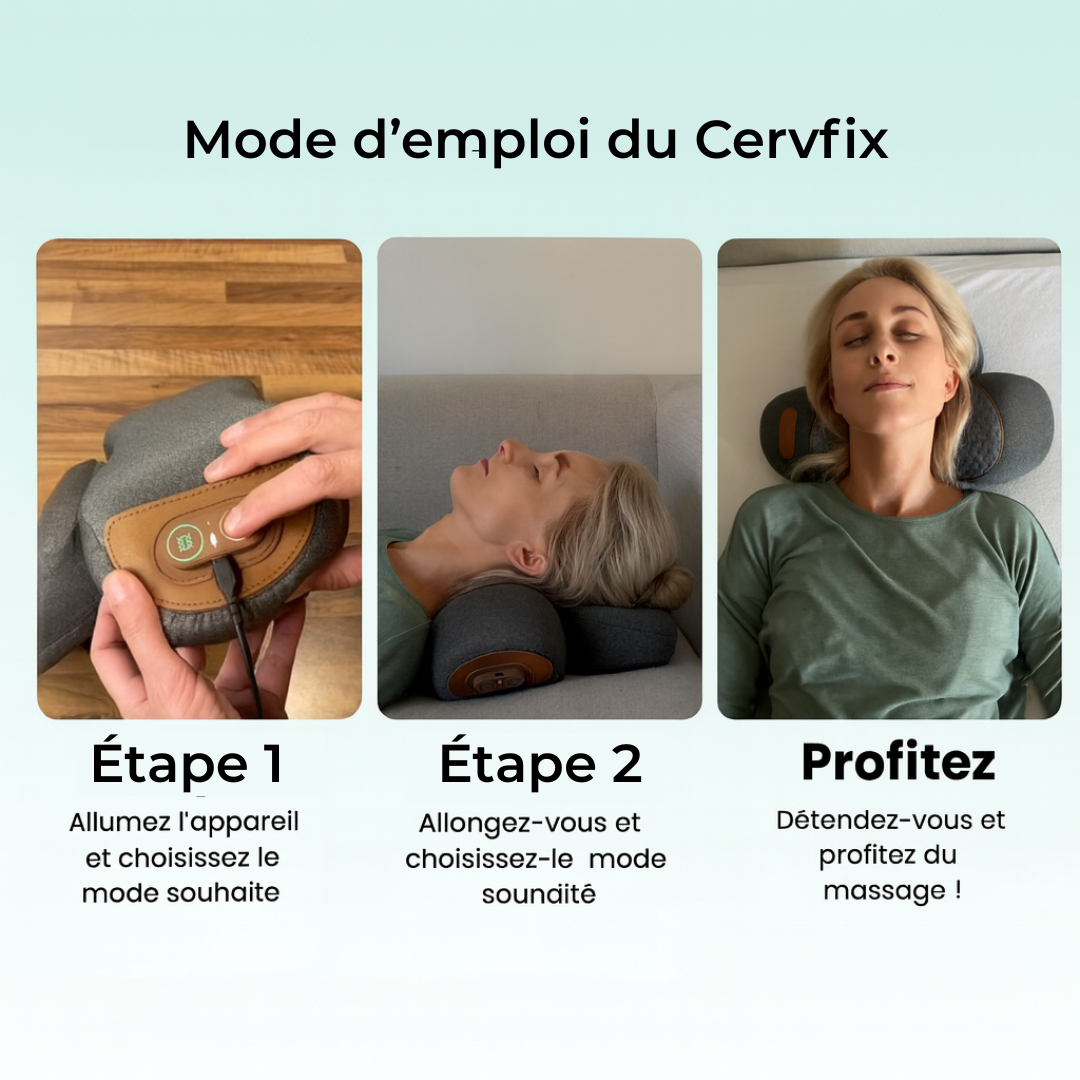 Cervfix™ - Le Masseur thermique Cervical 3-en-1
