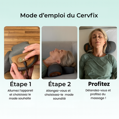 Cervfix™ - Le Masseur thermique Cervical 3-en-1